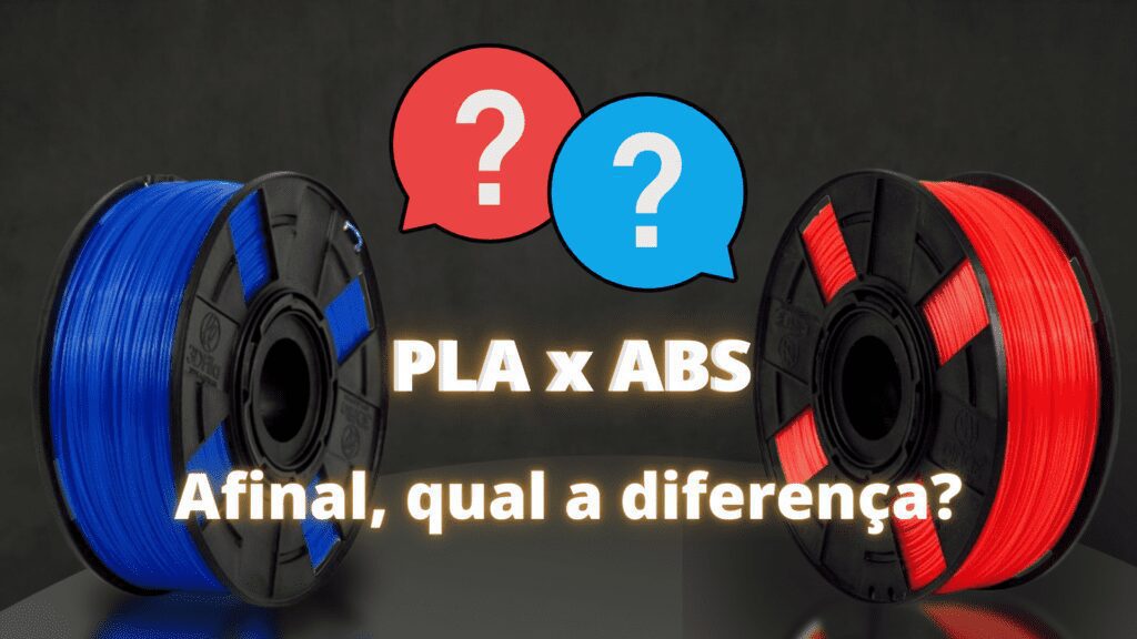 diferença entre o Filamento PLA x ABS