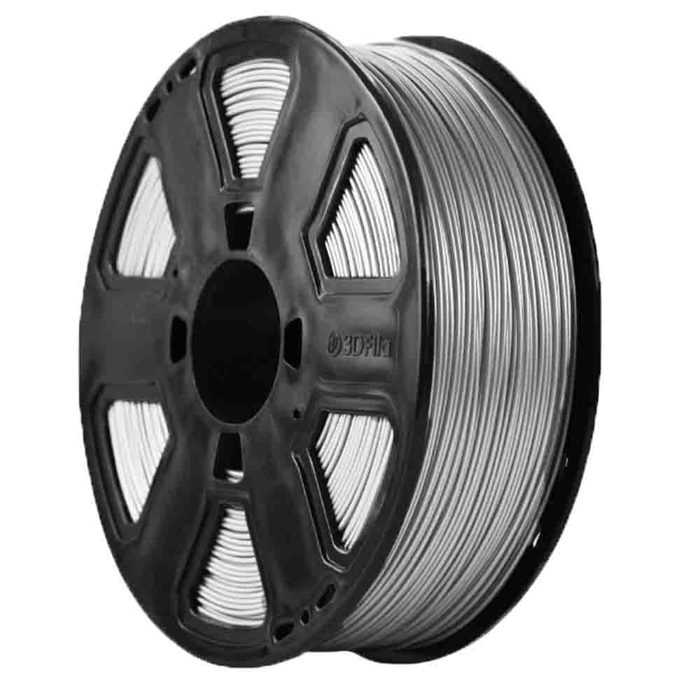Filamento PLA Prata para Impressora 3D - 3D Fila