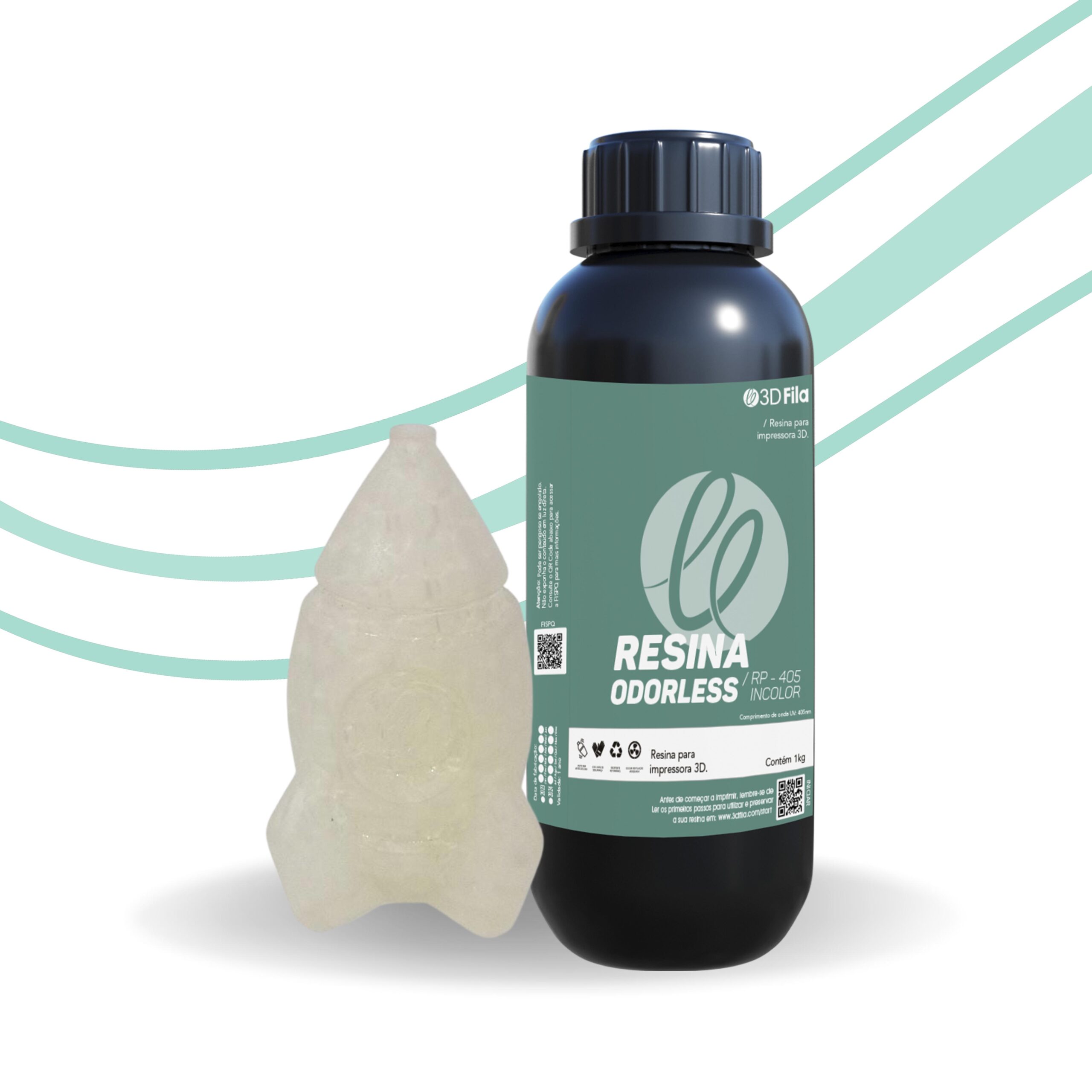 Resina 3D para Impressora 3D Odorless 3 Resina 3D para Impressora 3D Odorless - Imagem 3