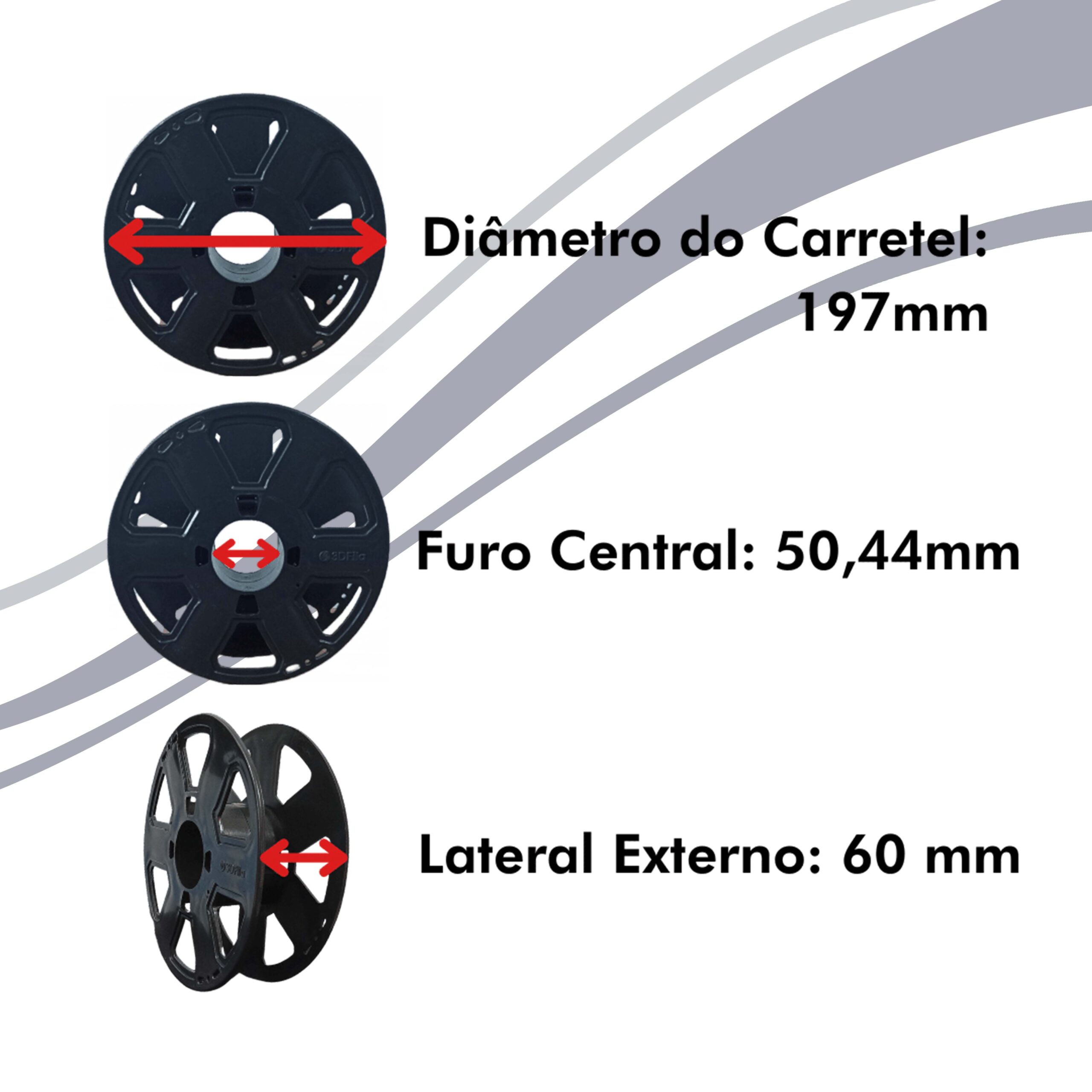 Filamento PETG XT Branco Snow White 1,75mm 4 Filamento PETG XT Branco Snow White 1,75mm - Imagem 4