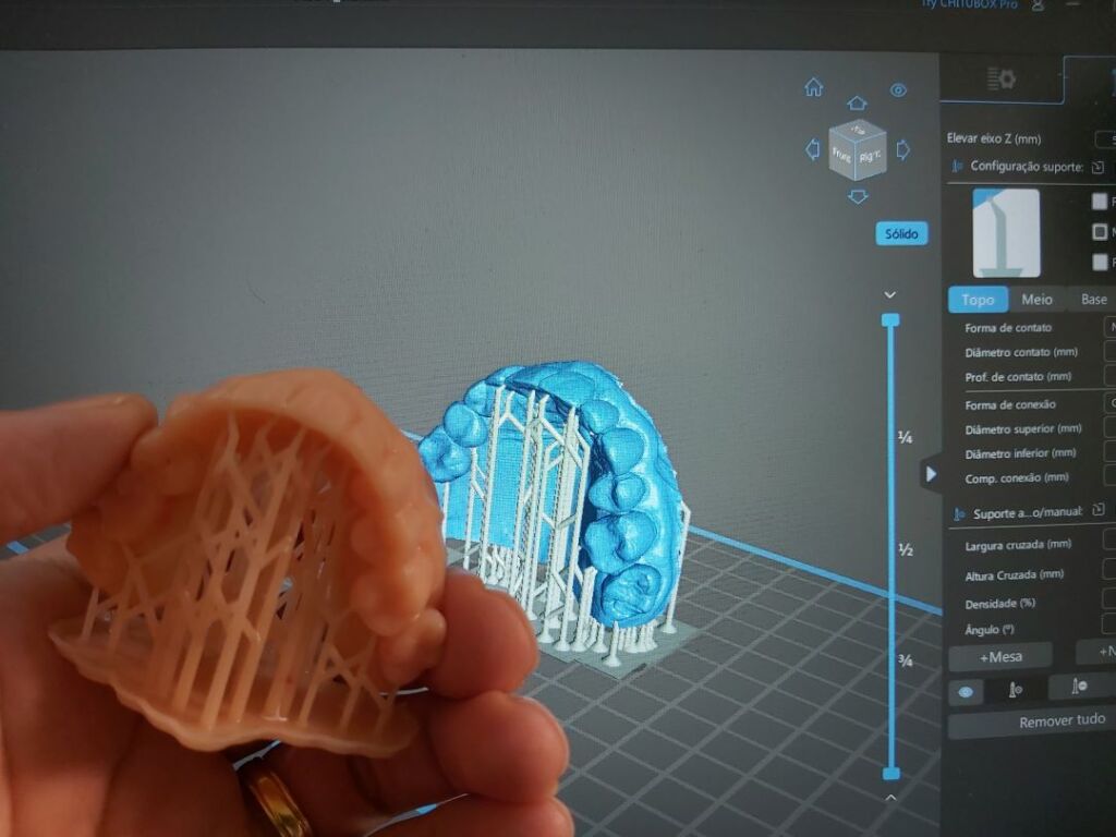 Modelo 3D Impresso Enceramento