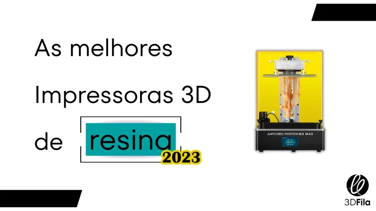banner as melhores impressoras 3d de resina 2023