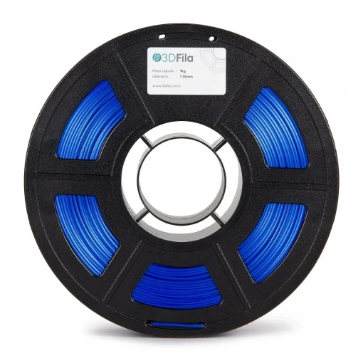 Filamento PLA Silk Azul 1,75mm - Imagem 3