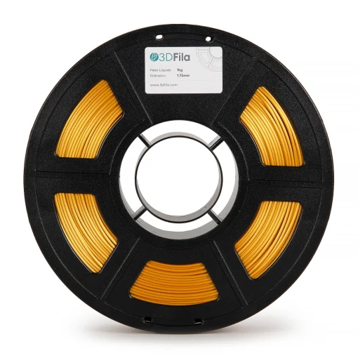 Filamento PLA Silk Ouro 1,75mm - Imagem 3