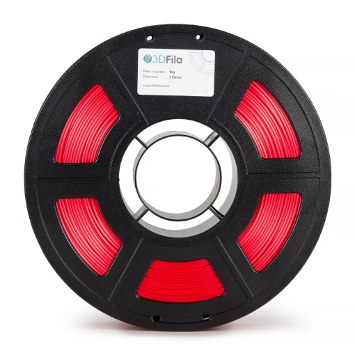 Filamento PLA Silk Vermelho 1,75mm - Imagem 3