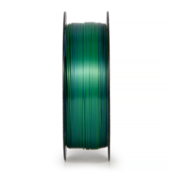 Alternative view of Filamento PLA Silk Duo Azul Claro e Verde