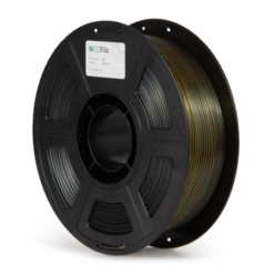 filamento pla silk duo preto e dourado