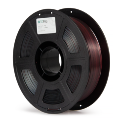 filamento silk duo preto e vermelho