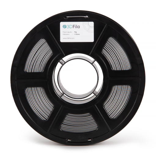 Filamento PETG High Speed Prata 1,75mm - Imagem 3