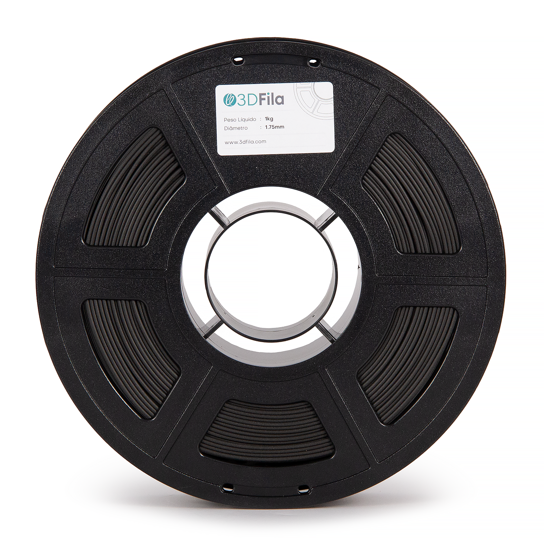 Filamento PLA Matte Preto 3 Filamento PLA Matte Preto - Imagem 3