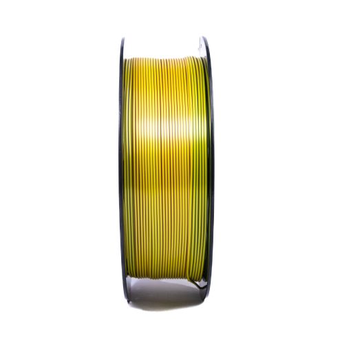 Filamento PLA Silk Duo Amarelo e Verde - Imagem 2