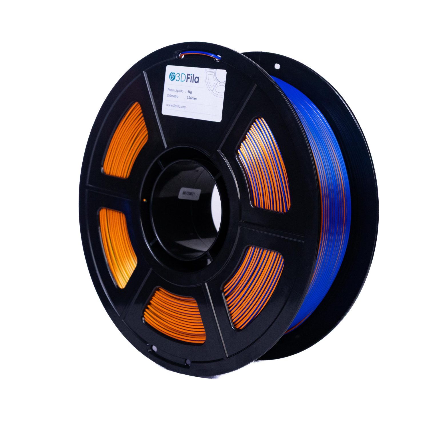 Filamento PLA Silk Tricolor para Impressora 3D - 3D Fila