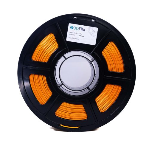 Filamento PLA Silk Tricolor Verde, Dourado e Laranja 6 Filamento PLA Silk Tricolor Verde, Dourado e Laranja - Imagem 6