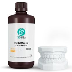 resina 3d modelo ortodontico branca