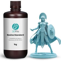 resina 3d standard 4.0 azul água