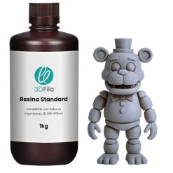 resina 3d standard 4.0 cinza