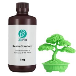 Alternative view of Resina 3D Standard 4.0 Verde 1kg