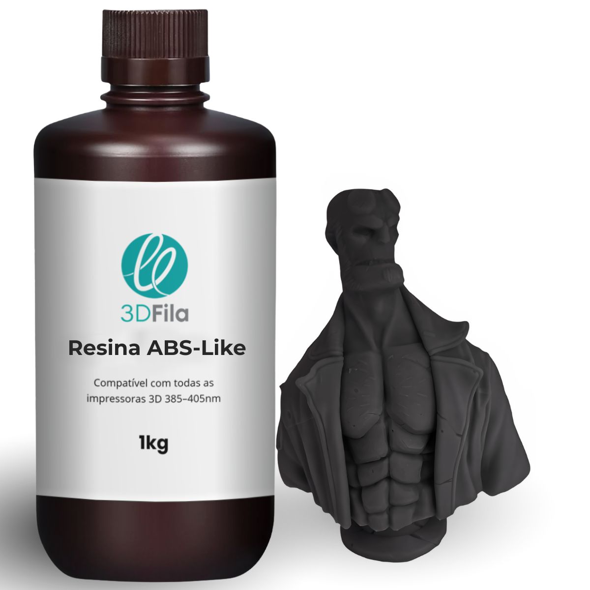 Resina 3D ABS-Like Preto 1 resina 3d abs-like preto