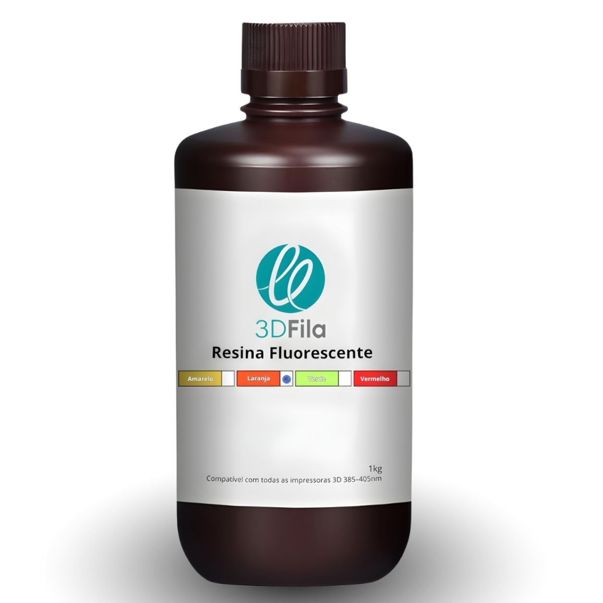 Resina 3D Fluorescente Laranja 2 Resina 3D Fluorescente Laranja - Imagem 2