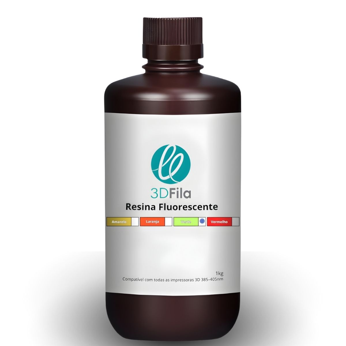 Resina 3D Fluorescente Verde 2 resina fluorescente verde