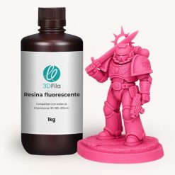 Resina 3D Fluorescente Rosa