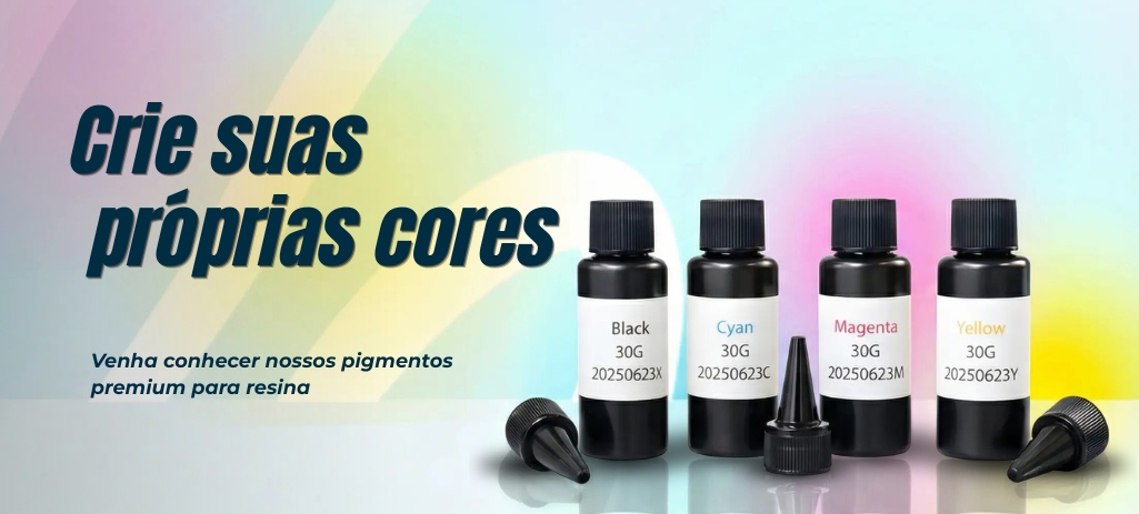 Banner pigmentos resinas