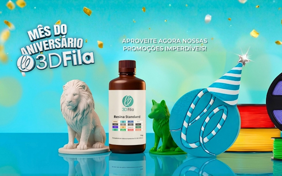 banner aniversário 3d fila mobile