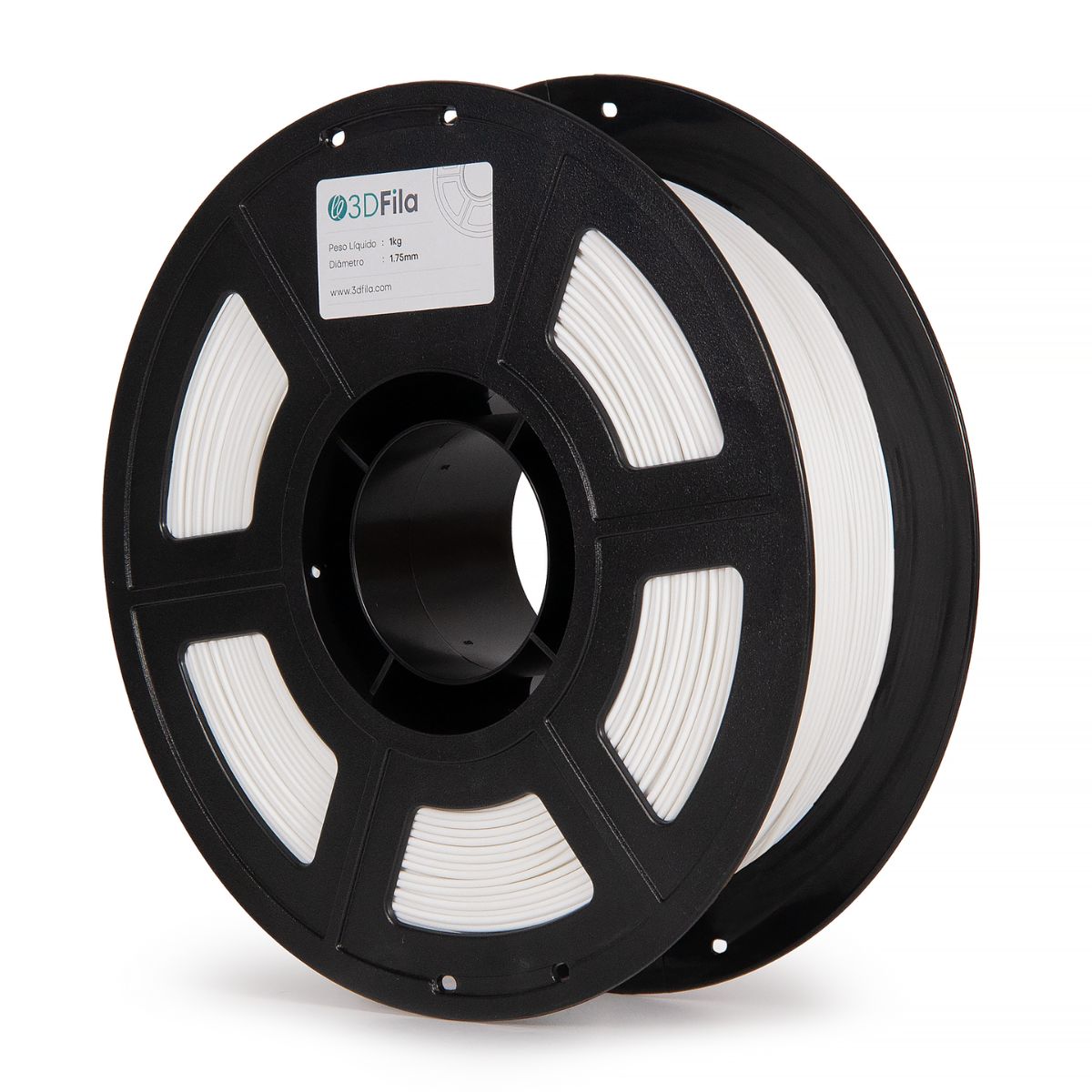 Filamento PETG XT Branco Translúcido 1,75mm — PETG 3D Fila para impressão 3D