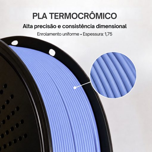 Filamento PLA Termocrômico Azul / Rosa - Imagem 8